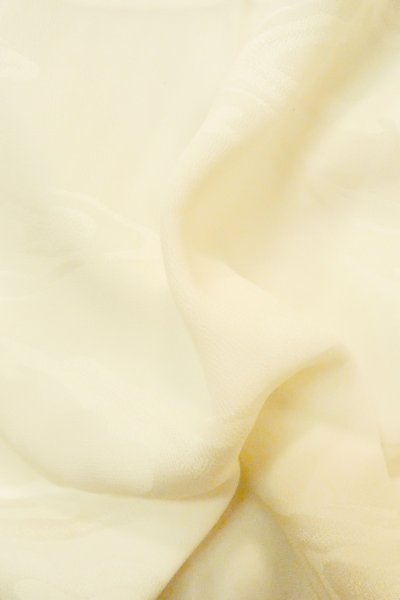 Photo11: P0421U Vintage Japanese kimono Shiny White JUBAN undergarment for women / Synthetic. (Grade B) (11)