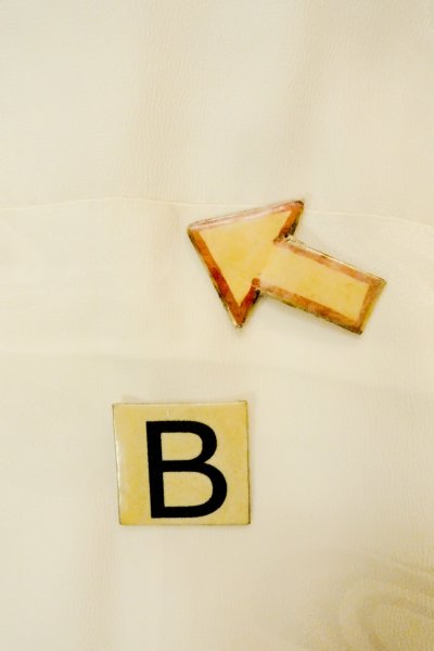 Photo15: P0421U Vintage Japanese kimono Shiny White JUBAN undergarment for women / Synthetic. (Grade B) (15)