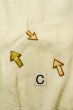 Photo16: P0421V Vintage Japanese kimono Off White JUBAN undergarment for women / Synthetic., Based woven pattern: MOMIJI maple leaf, Pine tree/branch/needle, Stream (Grade C) (16)