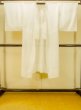 Photo1: P0421W Vintage Japanese kimono White JUBAN undergarment for women / Synthetic. (Grade B) (1)