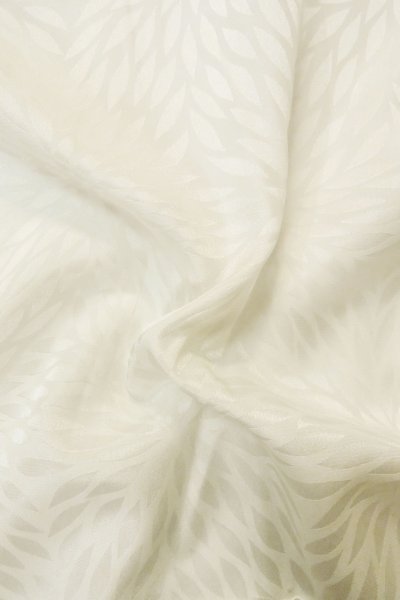 Photo11: P0421W Vintage Japanese kimono White JUBAN undergarment for women / Synthetic. (Grade B) (11)