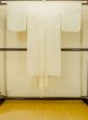 Photo2: P0421X Vintage Japanese kimono Light Ivory Juban for Girls for women / Silk. (Grade D) (2)
