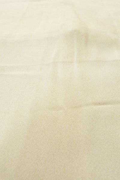 Photo9: P0421X Vintage Japanese kimono Light Ivory Juban for Girls for women / Silk. (Grade D) (9)