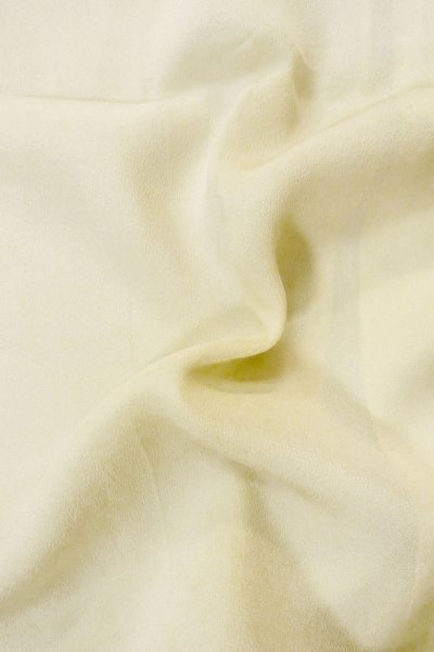 Photo12: P0421X Vintage Japanese kimono Light Ivory Juban for Girls for women / Silk. (Grade D) (12)