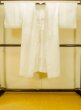 Photo1: P0421Y Vintage Japanese kimono White JUBAN undergarment for women / Synthetic. (Grade B) (1)