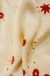 Photo10: P0421Z Vintage Japanese kimono Pale Pink JUBAN undergarment for women / Silk. Chrysanthemum (Grade C) (10)