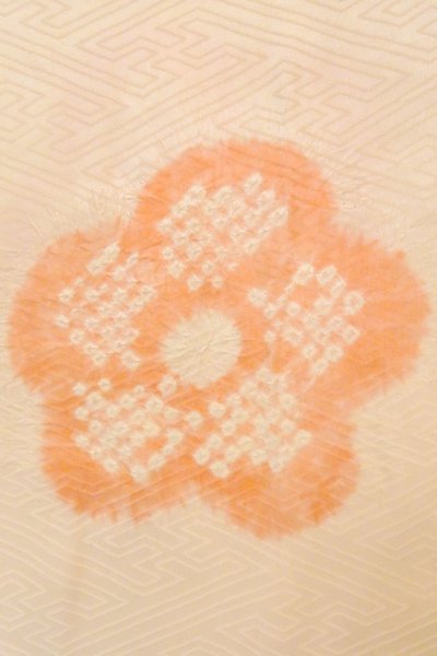 Photo5: P0422A Vintage Japanese kimono Pale Pink JUBAN undergarment for women / Silk. UME plum bloom (Grade B) (5)