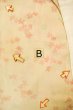 Photo15: P0422C Vintage Japanese kimono Light Ivory JUBAN undergarment for women / Mousseline. UME plum bloom, There are holes (Grade D) (15)