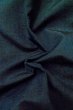 Photo11: P0526B Vintage Japanese kimono Dark Navy Blue Men's Haori for men / Silk. Plaid Checks (Grade B) (11)