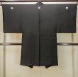 Photo2: Mint P0526C Vintage Japanese kimono Black Men's Haori for men / Silk. Mountain (Grade A) (2)