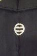 Photo4: Mint P0526C Vintage Japanese kimono Black Men's Haori for men / Silk. Mountain (Grade A) (4)
