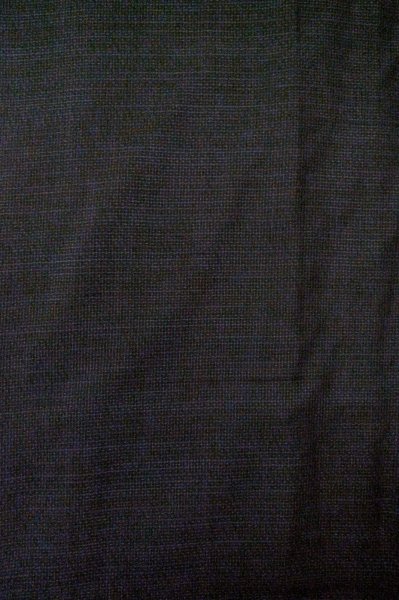 Photo4: P0526D Vintage Japanese kimono Dark Indigo Blue OSHIMA-TSUMUGI for men / Silk. Tortoise-shell pattern(Hexagonal pattern) (Grade B) (4)