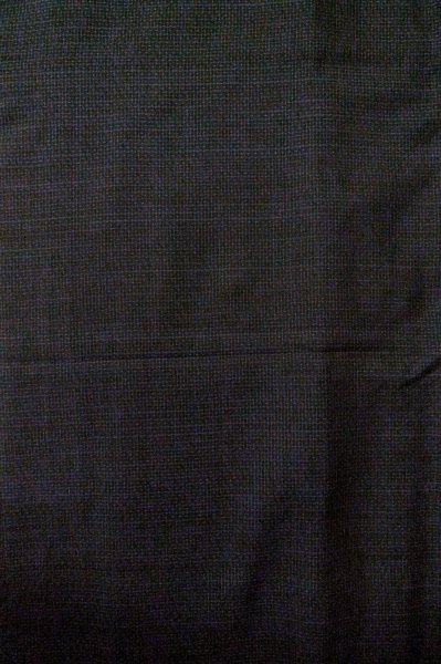 Photo5: P0526D Vintage Japanese kimono Dark Indigo Blue OSHIMA-TSUMUGI for men / Silk. Tortoise-shell pattern(Hexagonal pattern) (Grade B) (5)