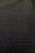 Photo9: P0526D Vintage Japanese kimono Dark Indigo Blue OSHIMA-TSUMUGI for men / Silk. Tortoise-shell pattern(Hexagonal pattern) (Grade B) (9)