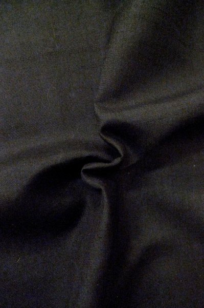 Photo13: P0526F Vintage Japanese kimono Light Black Men's Haori for men / Silk. (Grade B) (13)