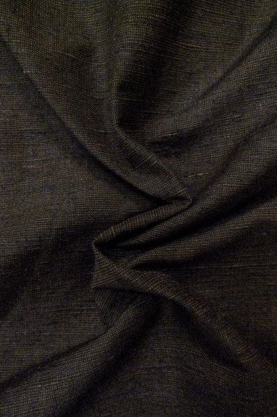 Photo10: Mint P0526I Vintage Japanese kimono Dark Brown Men's Haori for men / Silk. Tree (Grade A) (10)