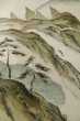 Photo23: P0526J Vintage Japanese kimono Brown OSHIMA-TSUMUGI for men / Silk. Pine tree/branch/needle (Grade B) (23)