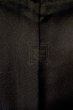 Photo6: Mint P0526K Vintage Japanese kimono Black Men's Haori for men / Silk. Tree (Grade A) (6)