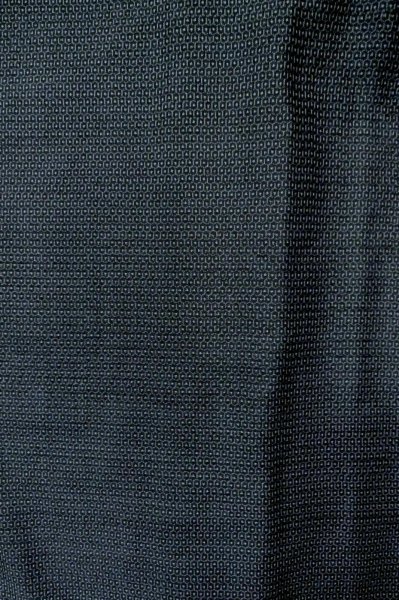 Photo4: P0526N Vintage Japanese kimono Dark Blue OSHIMA-TSUMUGI for men / Silk. Wave, Treasure ship, Lobster pattern (Grade B) (4)