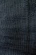 Photo5: P0526N Vintage Japanese kimono Dark Blue OSHIMA-TSUMUGI for men / Silk. Wave, Treasure ship, Lobster pattern (Grade B) (5)