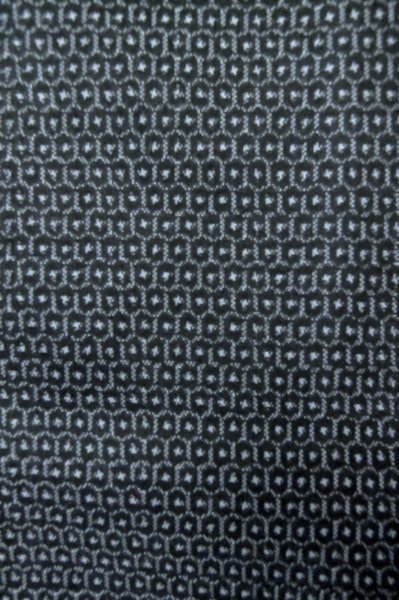 Photo6: P0526N Vintage Japanese kimono Dark Blue OSHIMA-TSUMUGI for men / Silk. Wave, Treasure ship, Lobster pattern (Grade B) (6)
