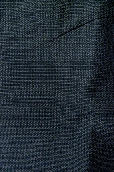 Photo4: P0526O Vintage Japanese kimono Dark Blue OSHIMA-TSUMUGI for men / Silk. Mt. Fuji, Mt. Fuji, a hawk, and an eggplant motif (Japan's luckiest dream sequence) (Grade B) (4)