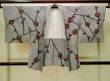 Photo2: Mint P0526S Used Japanese kimono Black HAORI short jacket for women / Silk. Dapple pattern (Grade A) (2)