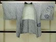Photo2: Mint P0527A Used Japanese kimono Blue HAORI short jacket for women / Silk. Flower (Grade A) (2)