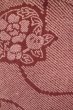 Photo4: Mint P0527C Used Japanese kimono Dark Brown HAORI short jacket for women / Silk. Flower circle (Grade A) (4)