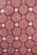 Photo1: P0527D Vintage Japanese kimono Purplish Dark Red HAORI short jacket for women / Silk. Octagons and squares (Grade C) (1)