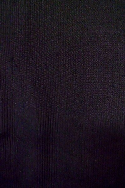 Photo6: P0602A Vintage Japanese kimono Black HAORI short jacket for women / Silk. Stripes (Grade B) (6)