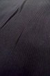 Photo7: P0602A Vintage Japanese kimono Black HAORI short jacket for women / Silk. Stripes (Grade B) (7)