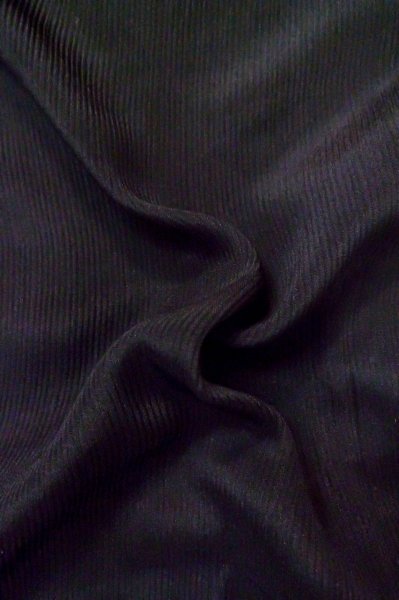 Photo10: P0602A Vintage Japanese kimono Black HAORI short jacket for women / Silk. Stripes (Grade B) (10)