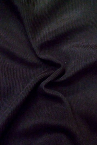 Photo11: P0602A Vintage Japanese kimono Black HAORI short jacket for women / Silk. Stripes (Grade B) (11)