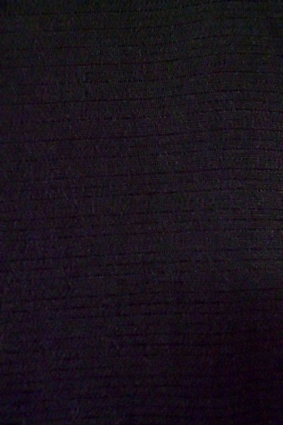 Photo7: P0602B Vintage Japanese kimono Black HAORI short jacket for women / Silk. Stripes (Grade B) (7)