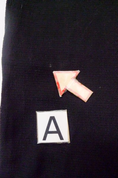 Photo14: P0602B Vintage Japanese kimono Black HAORI short jacket for women / Silk. Stripes (Grade B) (14)