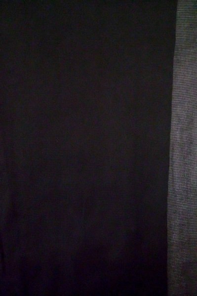 Photo3: P0602C Vintage Japanese kimono Black HAORI short jacket for women / Silk. Stripes (Grade B) (3)