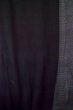 Photo4: P0602C Vintage Japanese kimono Black HAORI short jacket for women / Silk. Stripes (Grade B) (4)