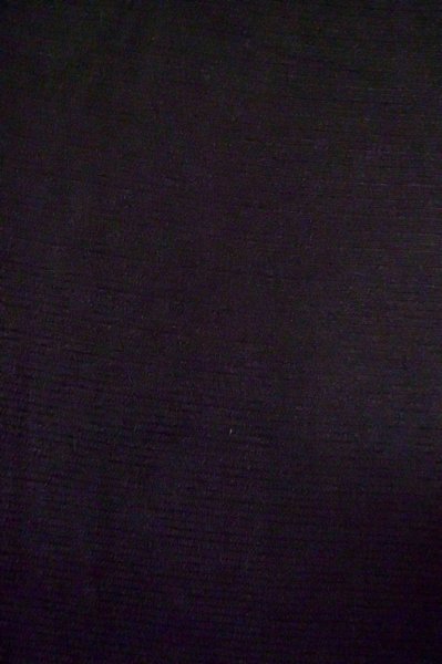 Photo6: P0602C Vintage Japanese kimono Black HAORI short jacket for women / Silk. Stripes (Grade B) (6)