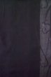 Photo3: P0602E Vintage Japanese kimono Black HAORI short jacket for women / Silk. Stripes (Grade D) (3)