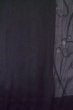 Photo4: P0602E Vintage Japanese kimono Black HAORI short jacket for women / Silk. Stripes (Grade D) (4)
