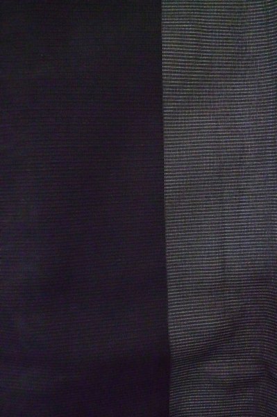 Photo5: P0602F Vintage Japanese kimono Black HAORI short jacket for women / Silk. Stripes (Grade B) (5)