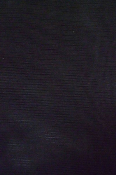 Photo7: P0602F Vintage Japanese kimono Black HAORI short jacket for women / Silk. Stripes (Grade B) (7)