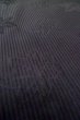 Photo10: P0602G Vintage Japanese kimono Black HAORI short jacket for women / Stripes (Grade B) (10)