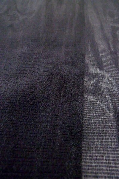 Photo10: Mint P0602H Vintage Japanese kimono Black HAORI short jacket for women / Silk. (Grade A) (10)
