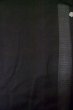 Photo4: Mint P0602I Vintage Japanese kimono Black HAORI short jacket for women / Silk. Stripes (Grade A) (4)