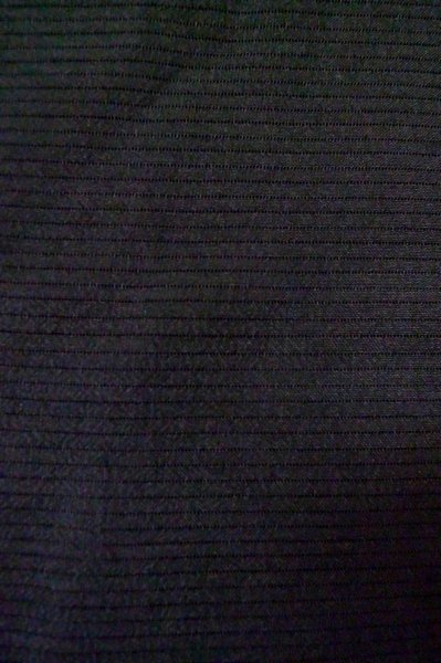 Photo7: Mint P0602I Vintage Japanese kimono Black HAORI short jacket for women / Silk. Stripes (Grade A) (7)