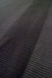 Photo9: Mint P0602I Vintage Japanese kimono Black HAORI short jacket for women / Silk. Stripes (Grade A) (9)