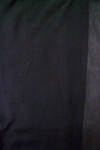 Photo3: Mint P0602J Vintage Japanese kimono Black HAORI short jacket for women / Silk. Stripes (Grade A) (3)