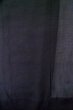 Photo4: Mint P0602J Vintage Japanese kimono Black HAORI short jacket for women / Silk. Stripes (Grade A) (4)